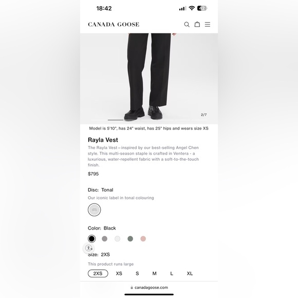 Rayla Atlantic navy vest women - Picture 2 of 14